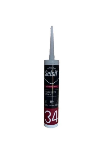 Selsil 34 Silikonize Mastik 450GR. ürün görseli 1
