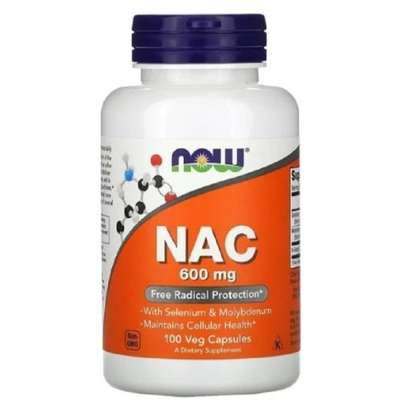 Nac 600 mg 100 Veggie Kapsül ürün görseli 1