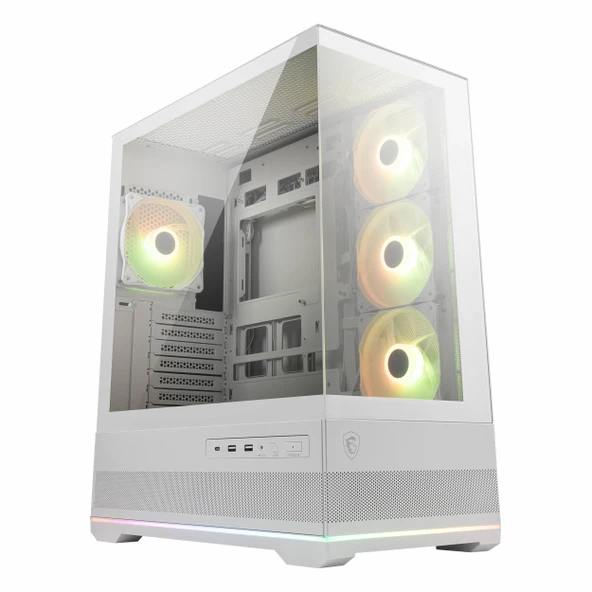 MSI MAG Pano 110R PZ USB 3.2 ARGB ATX Mid Tower Beyaz Kasa ürün görseli 1