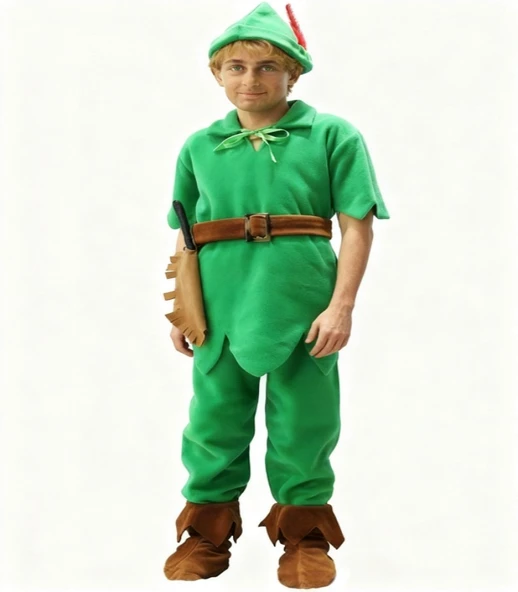 Peter Pan Kostümü Yetişkin ürün görseli 1