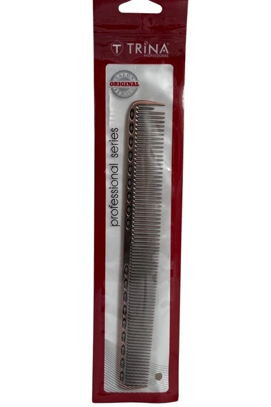 Trina Profseyonel Alüminyum Tarak 21 cm Bronz - Resim 2