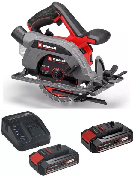 Einhell TP-CS 18/165 Li BL 2x2.5ah PROFESYONEL Akülü Kömürsüz Daire Testere ürün görseli 1