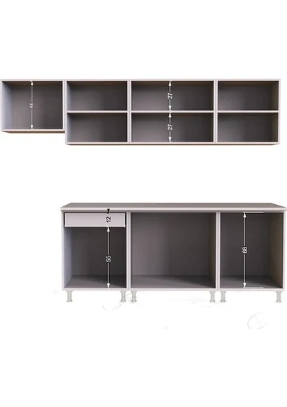 Tdesıgno Parla Mutfak 260 cm Tezgah Dahil - Resim 5