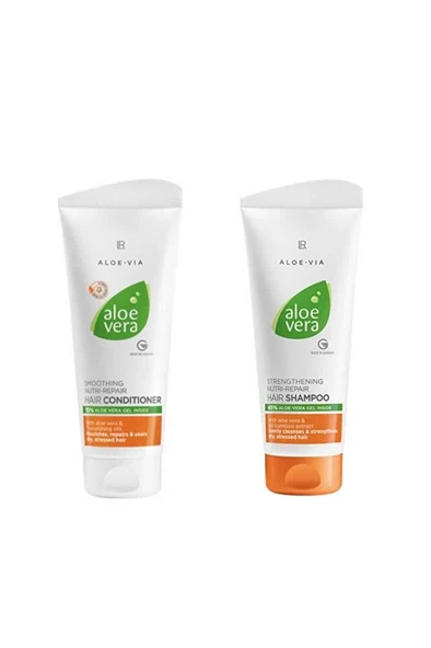 Aloe Vera Besleyici Onarıcı Saç Kremi Ve Şampuan 200 Ml ürün görseli 1