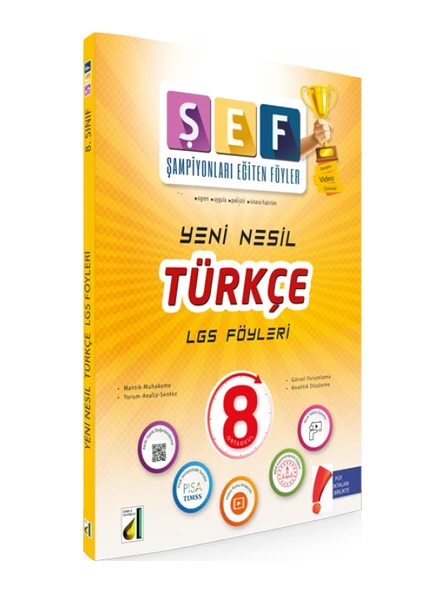 Damla Yayınevi Yeni Nesil Türkçe LGS Föyleri - 8. Sınıf ürün görseli 1