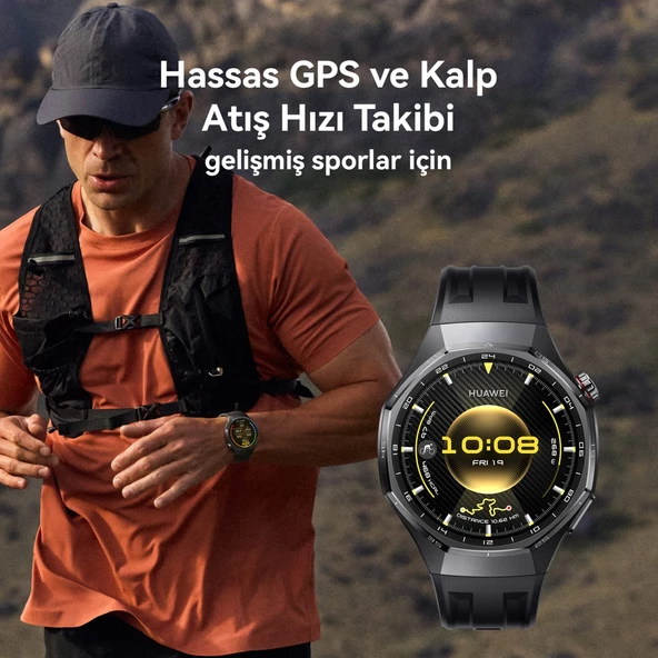 Huawei Watch GT 6 Pro 46 mm - Titanyum - Resim 4