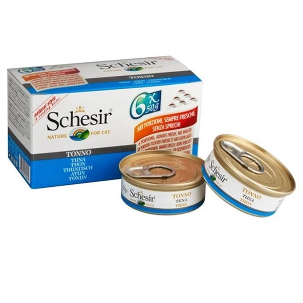 Schesir Ton Balıklı Jöleli Kedi Konservesi 50 Gr 6 Al 5 Öde ürün görseli 1