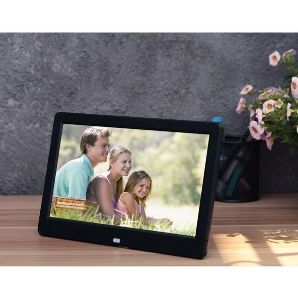 Dijital Fotoğraf Çerçevesi 10.2 inç Video+Mp3 Kumandalı ürün görseli 1