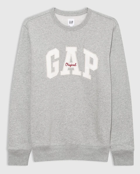 Gap Original Arch Crew Gap Logo 852079 Erkek Sweatshirt - Resim 3