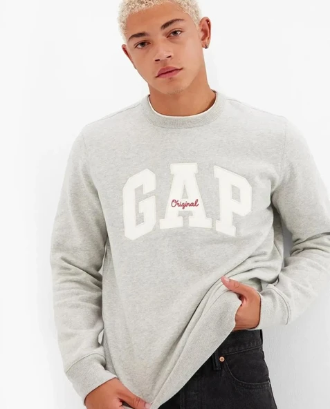Gap Original Arch Crew Gap Logo 852079 Erkek Sweatshirt ürün görseli 1
