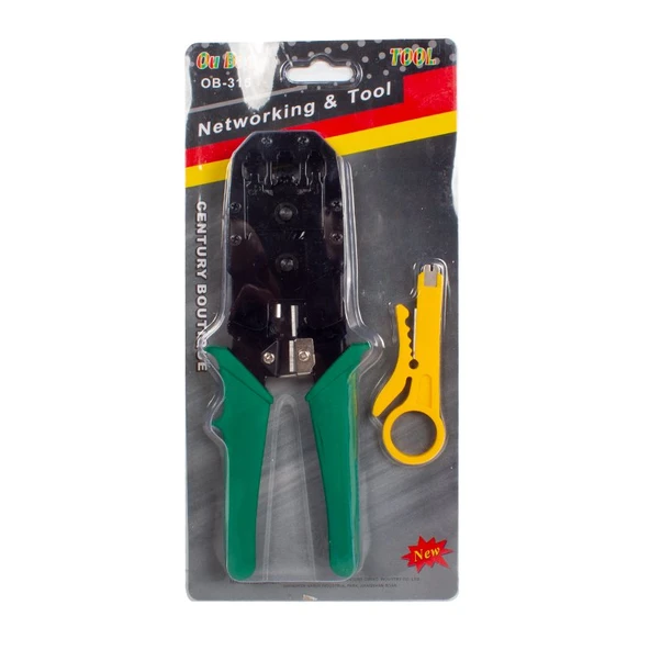 Powermaster PM-315 RJ11-RJ9-RJ45 3'lü Sıkma Pensesi ürün görseli 1