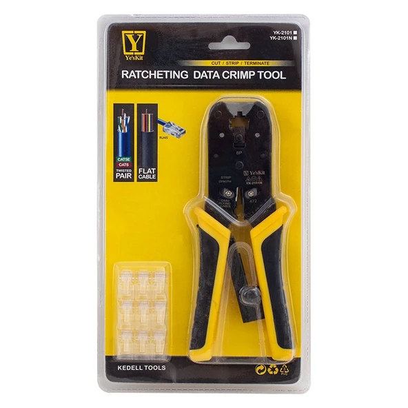 Powermaster YK-2101N RJ45 Sıkma Pensesi ürün görseli 1