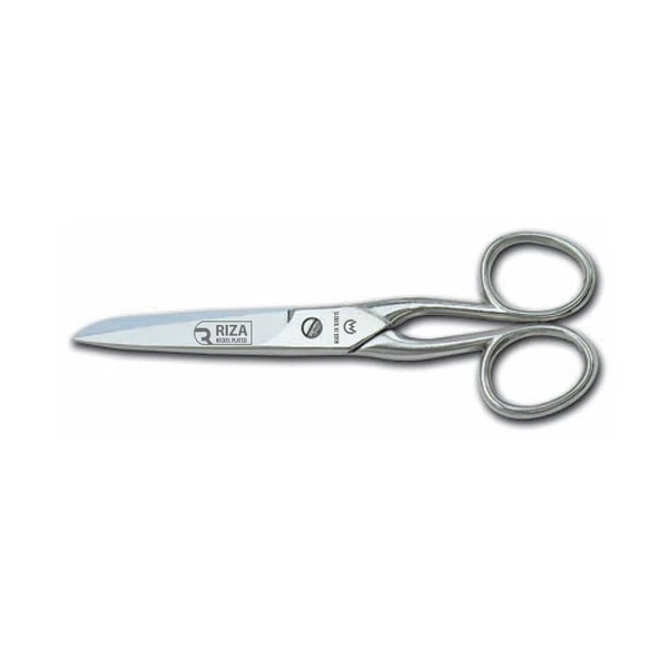 Rıza A4431-5 İplik ve Saya Makası No: 5 inç / 12,70 cm - Nikel Kaplama ürün görseli 1