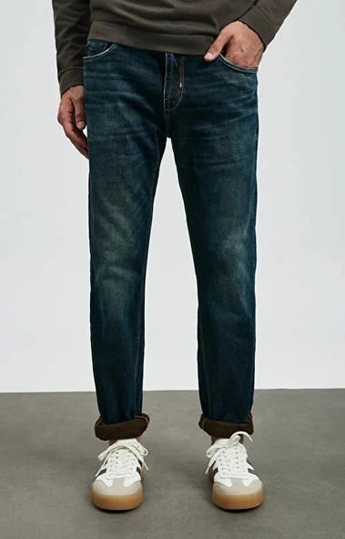 Lufian 112200227 Chrıs Spor Jean Erkek Pantolon Slim Fit Erkek Kot Pantolon ürün görseli 1