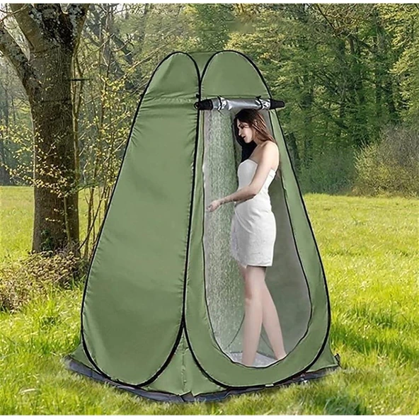 Kamp Alanı Duş Giyinme Wc Çadırı Fotoğrafcı Prova Kabini 190x120x120 ürün görseli 1