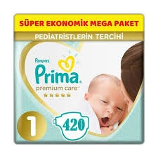 PRİMA PREMİUM CARE NO:1 EKONOMİK PAKET (YENİDOĞAN) 2/5 KG 420 ADET ürün görseli 1