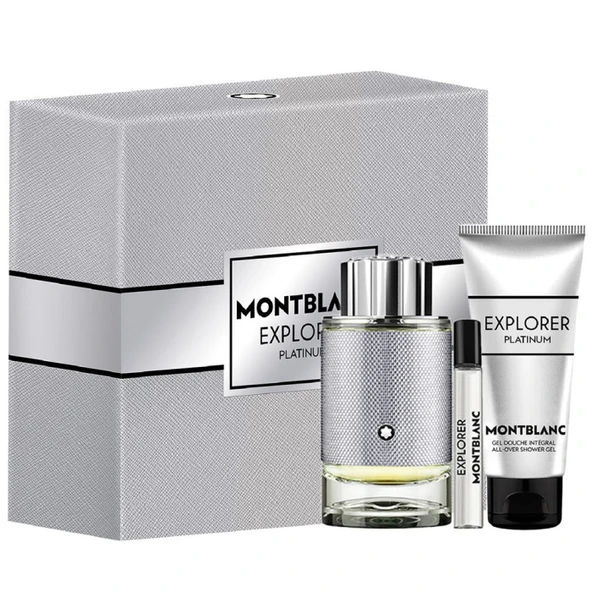 Mont Blanc Explorer Platinum EDP 100 ml Erkek Parfümü Set ürün görseli 1