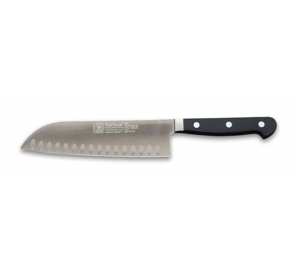 61950 - Sıcak Dövme Oluklu Santoku Şef Bıçağı 18 cm ürün görseli 1