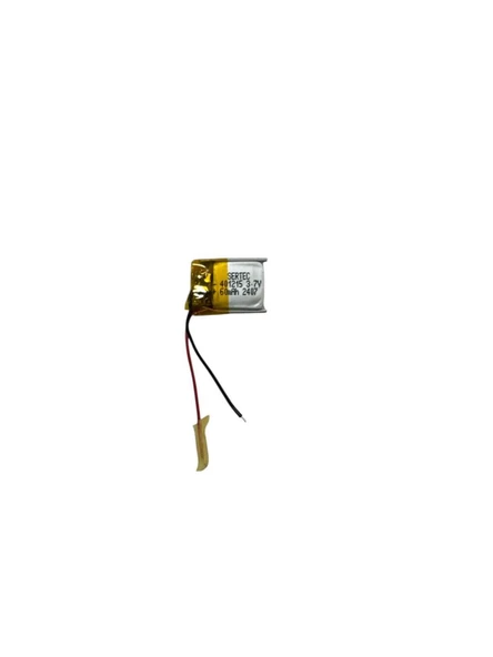 401215 3.7V 60 MAh Li-Polymer Pil Devreli/1.5A ürün görseli 1
