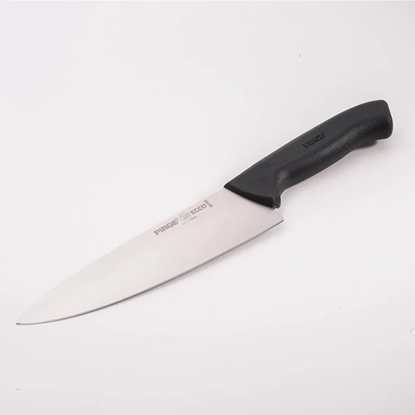 38160 Ecco Şef Bıçağı 19 cm - Siyah ürün görseli 1