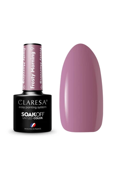 Claresa Kalıcı Oje Frosty Morning 9 Açık Patlıcan Moru 5gr ürün görseli 1