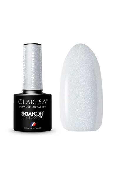 Claresa Kalıcı Oje Frosty Morning 05 Parlak Açık Gri 5gr ürün görseli 1