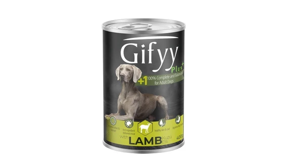 Gifyy Plus Kuzu Etli Köpek Konserve Maması - 400gr ürün görseli 1