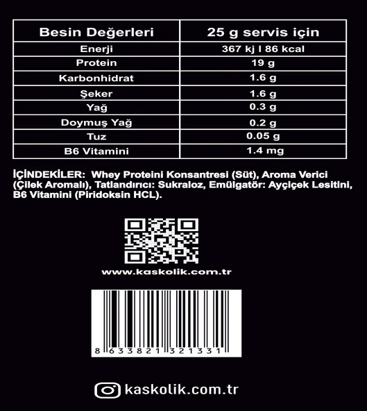 Zeus Nutrition Whey 400g-Çilek-Aromalı - Resim 3