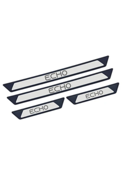 GEELY ECHO TÜM MODELLER UYUMLU STYLE KROM KAPI EŞİĞİ 4 PARÇA ABS - Resim 2