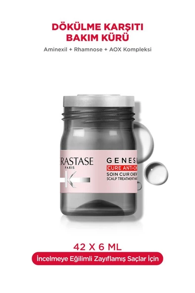 Kerastase Genesis Cure-Antichute Saç Dökülmesine Karşı Yoğun Bakım Kürü 42*6ml ürün görseli 1