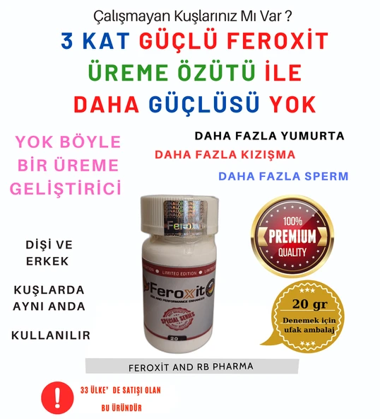 SPECİAL SERİES ÜREME 20 GR ( DAHA İYİSİ YOK ÇOK GÜÇLÜ KIZIŞTIRICI , ÜRETİM ARTTIRICI ürün görseli 1