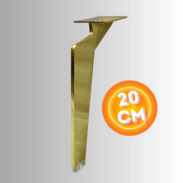 20 CM METAL TABANCA AYAK KOLTUK AYAĞI MOBİLYA AYAĞI ÜNİTE AYAĞI KONSOL AYAĞI PUF BERJER AYAĞI ürün görseli 1