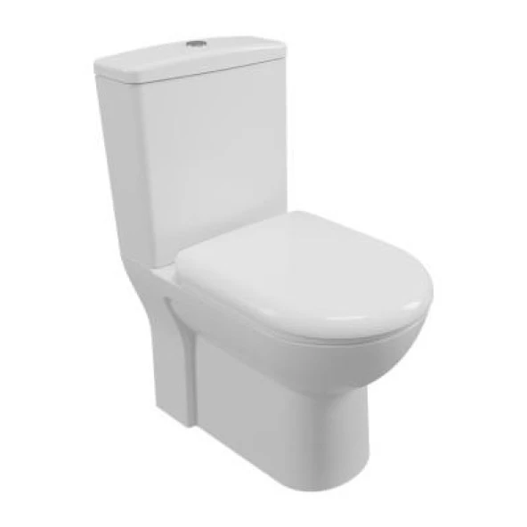 Serel Friendly Duvara Sıfır Kanalsız Klozet ve 39 cm Rezervuar 6785STS110H ürün görseli 1