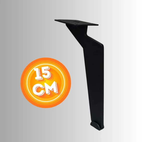 15 CM METAL TABANCA AYAK KOLTUK AYAĞI MOBİLYA AYAĞI ÜNİTE AYAĞI KONSOL AYAĞI PUF BERJER AYAĞI ürün görseli 1