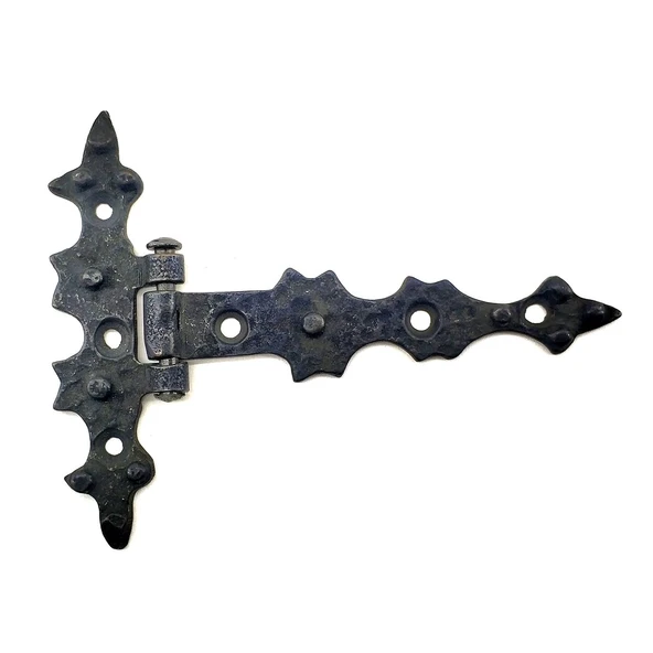 Antika Tarz Dekoratif Pirinç Yıldız Kuyruklu Menteşe - 85x110 mm, Oksit ürün görseli 1