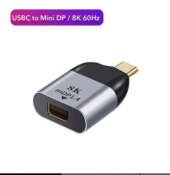 ZR585 8K S-1720 Type-C Mini Dp Çevirici ürün görseli 1