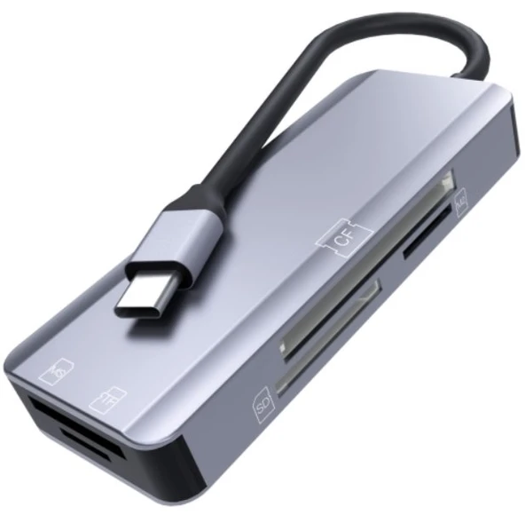 ZR791 Nk-3044 Type-C 5 İn 1 Card Reader ürün görseli 1