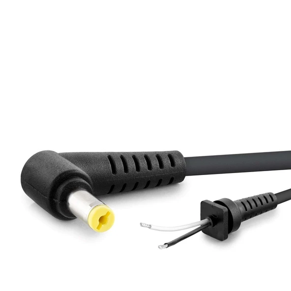Notebook Adaptör Kablosu 5.5*1.7 L Tip Acer 120W-150W 1.2M Siyah HDX5561 ürün görseli 1