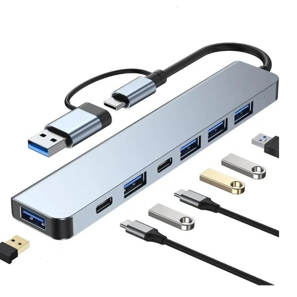 Byl 221 Support 7 İn 1 Type-C Usb Çevirici ürün görseli 1