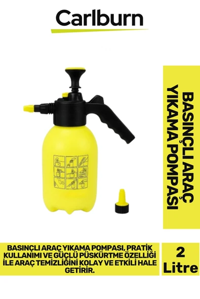 Özel Üretim Ergonomik Uzun Süreli Ayarlanabilir Püskürtmeli Basınçlı 2 Litre Araç Yıkama Pompası ürün görseli 1