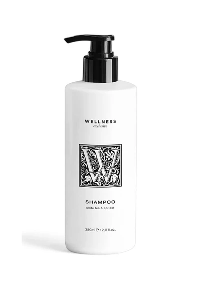 Wellness Exclusive White Tea & Apricot Shampoo 380 ml – Beyaz Çay ve Kayısı Özlü Bakım Şampuanı ürün görseli 1