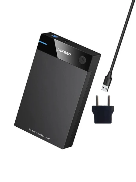 UGREEN 30849 US222 3.5" 2.5" USB 3.0 Sata Harddisk Kutusu Çepeçevre Koruma 5GB/s Veri Aktarımı ürün görseli 1