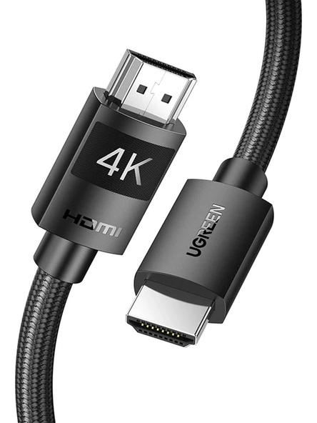 UGREEN 40102 HD119 Örgülü HDMI 2.0 4K 60Hz Görüntü Aktarım Kablosu 3metre Esnek ve Dayanıklı ürün görseli 1