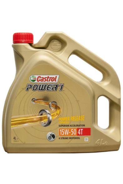 Power 1 4t 15w50 4 Lt Motosiklet Yağı ürün görseli 1