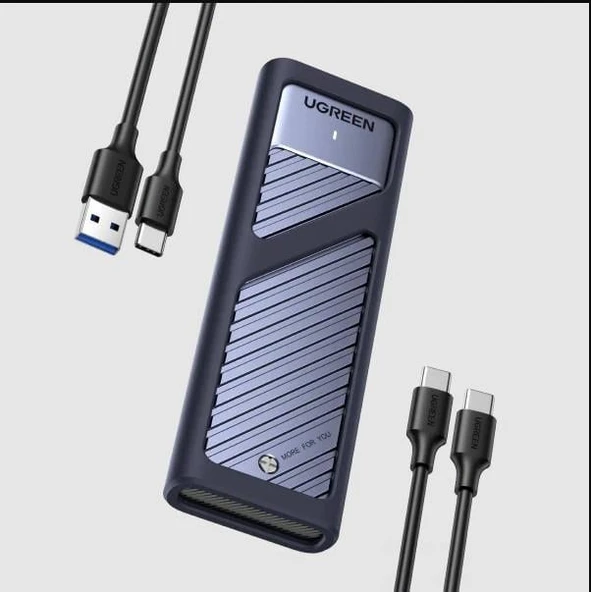 UGREEN 90408 CM559 M.2 SATA NVMe SSD USB 3.2 Gen2 UASP Trim M Desteği 10GB/s PCIe M-Key M+B Key Alüm ürün görseli 1