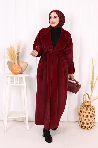 Kuşaklı Kaban 70058 Bordo - Resim 2