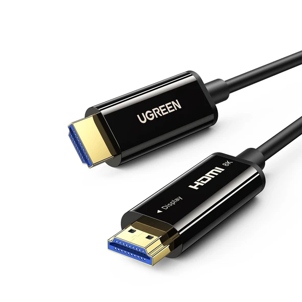 UGREEN 80408 HD141 8K 60Hz 4K 120Hz 2K 165Hz HDMI 2.1 Fiber Optik Görüntü Aktarma Kablosu 20metre ürün görseli 1