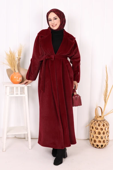 Kuşaklı Kaban 70058 Bordo - Resim 3