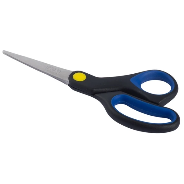 Kraf Makas Kauçuk Saplı 17 Cm 714G 12’li ürün görseli 1