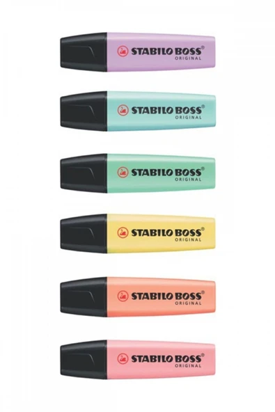 Stabilo 6 Adet Boss Pastel Fosforlu Kalem ürün görseli 1